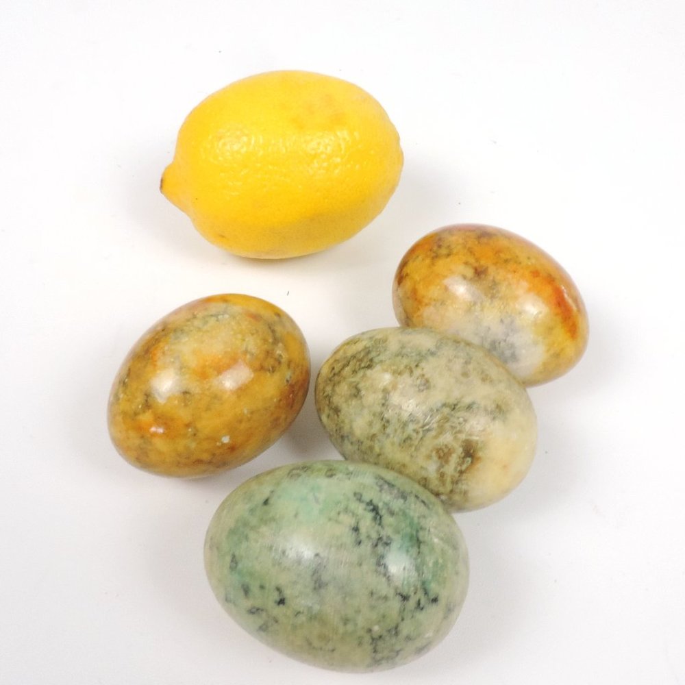 Alabaster/Marble Eggs (Set of 4) - Picture 8 of 8